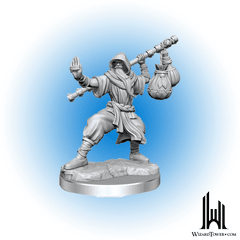 D&D Frameworks: Human Monk Male